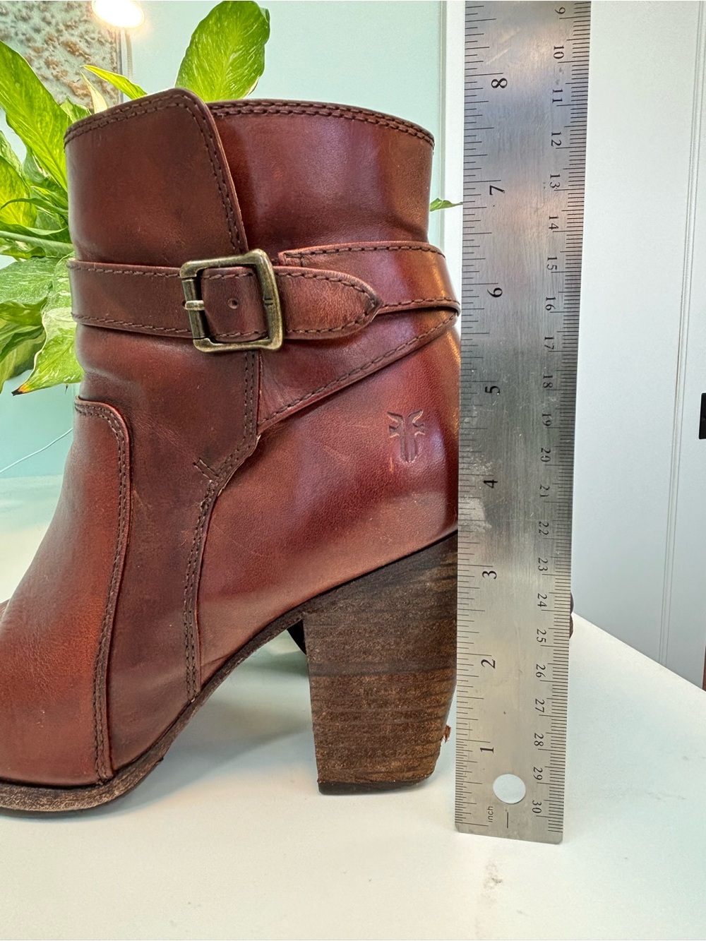 Frye Patty Redwood Leather Ankle Boots | Size 7.5M - Picture 5 of 16